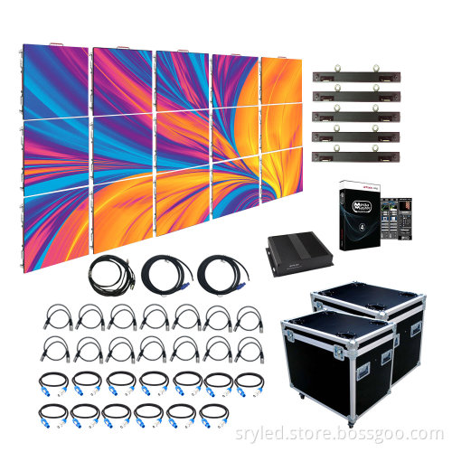 Customizable LED Advertising Screens with Truss Support: P4.81 & P3.9 Video Walls for Indoor Rentals